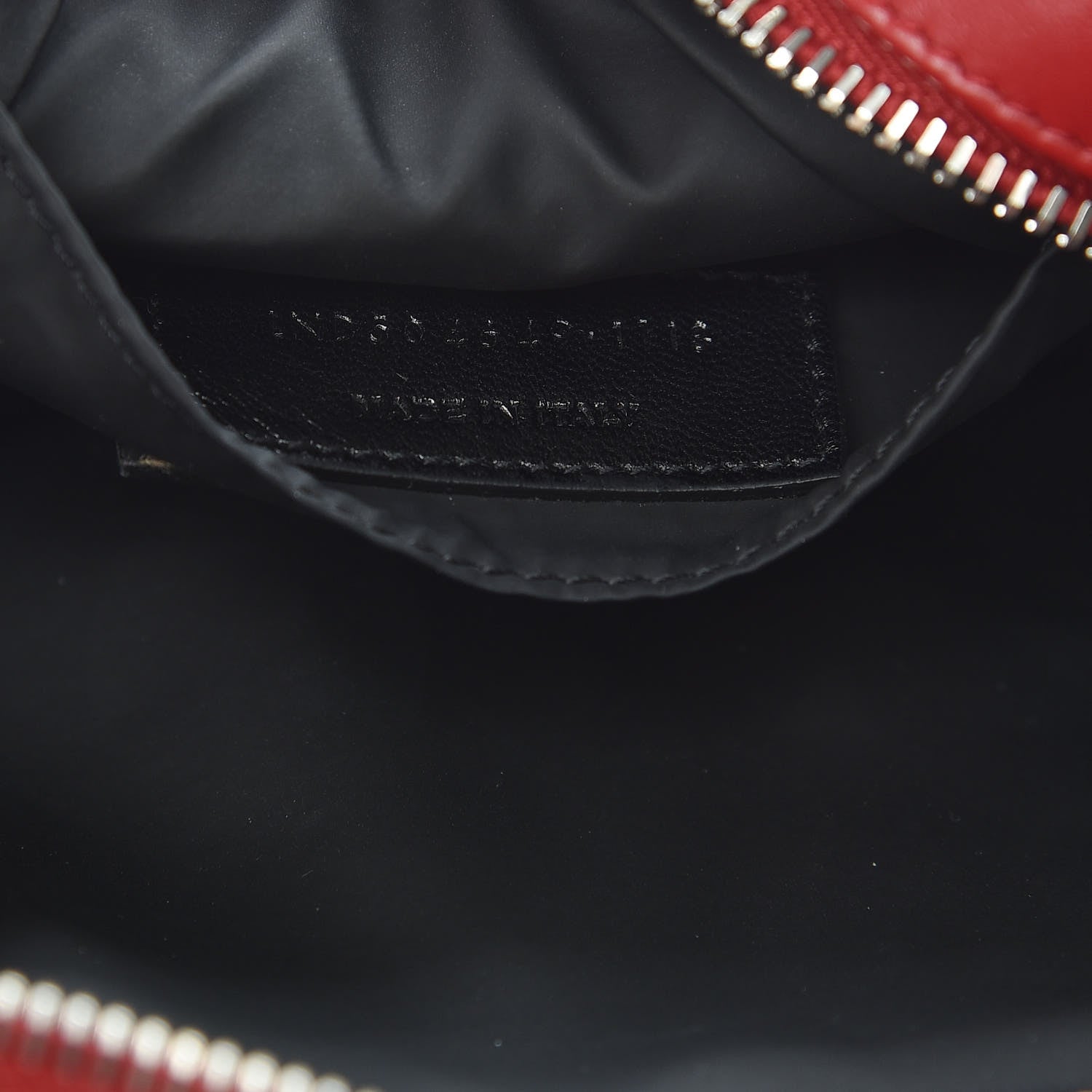 Saint Laurent Lambskin Y Quilted Monogram Loulou Cosmetic Case Rouge Orient 7 of 9