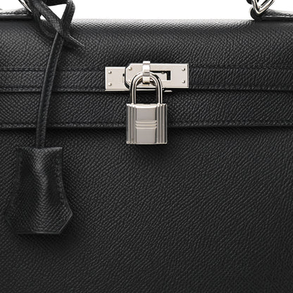 Hermes Epsom Kelly Sellier 25 Black 9 of 13