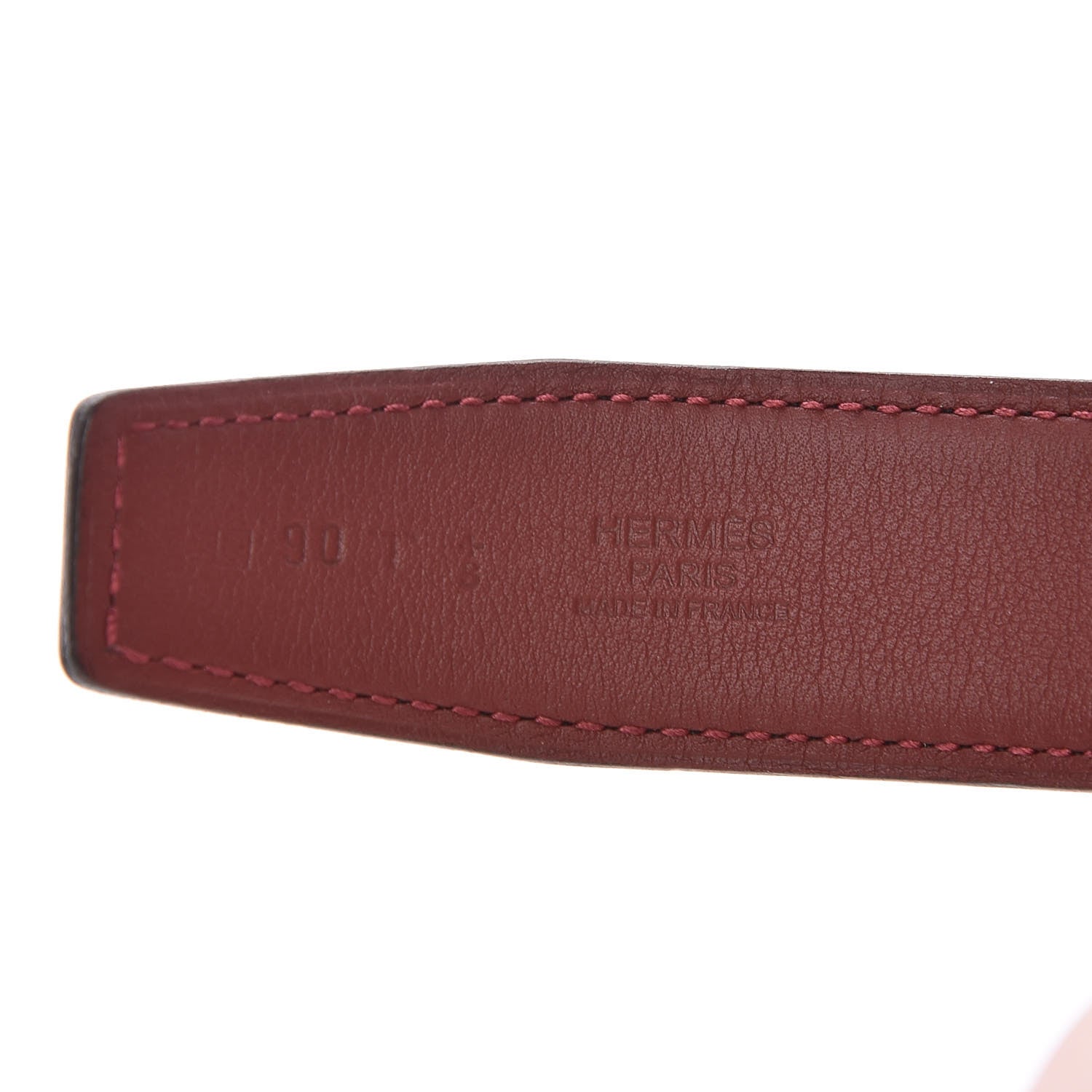 Hermes Box Swift 32mm H Belt 90 Black Rouge H 4 of 6