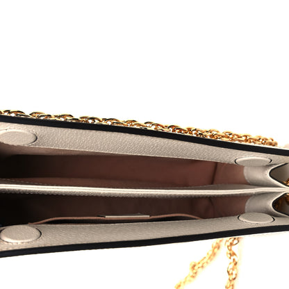 Gucci GG Supreme Monogram Flora Web Small Ophidia Chain Shoulder Bag White 4 of 13