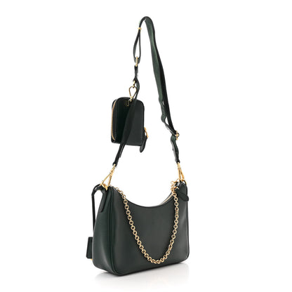Prada Saffiano Lux Re-Edition 2005 Shoulder Bag Smeraldo 3 of 11