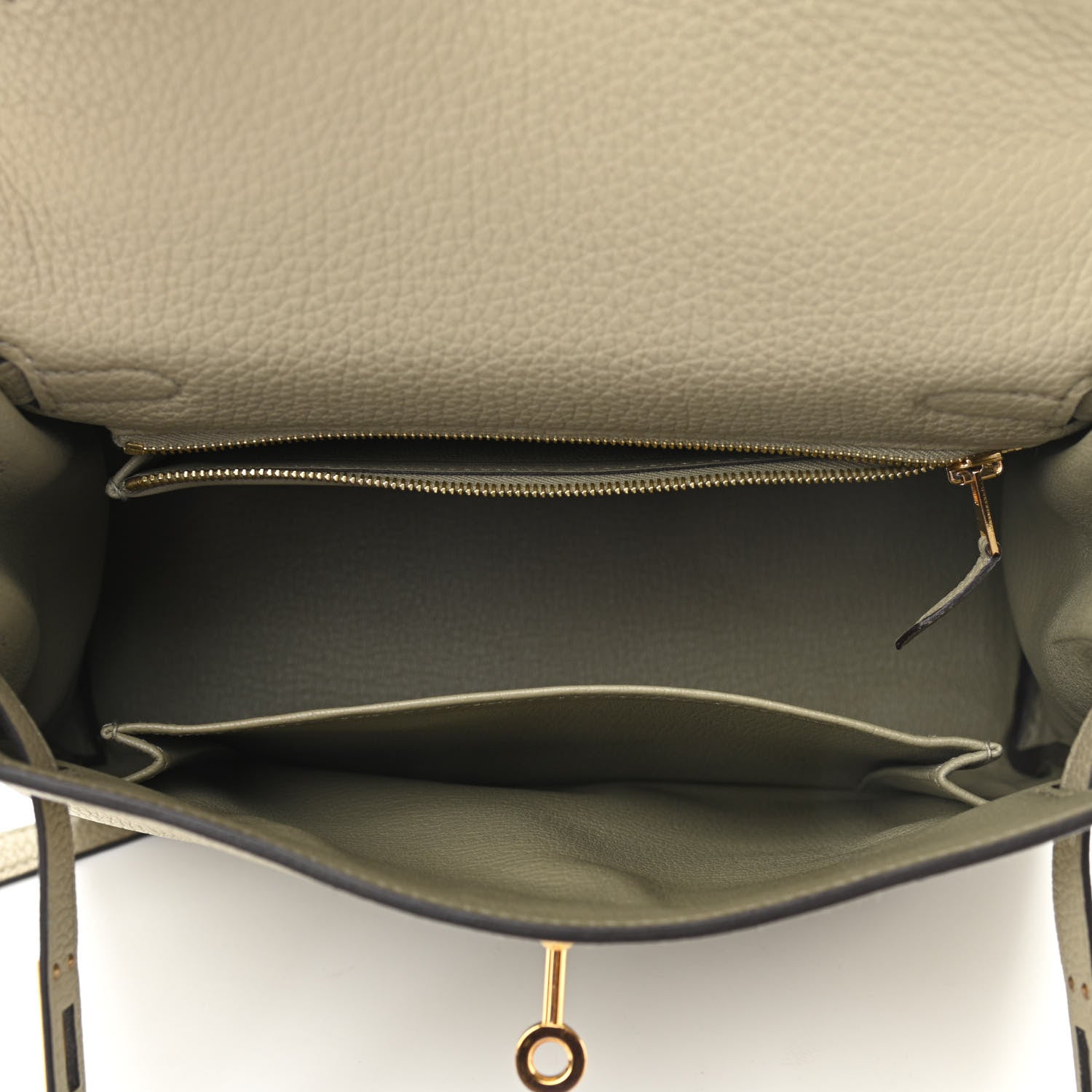 Hermes Togo Kelly Retourne 25 Sauge 5 of 11