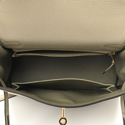 Hermes Togo Kelly Retourne 25 Sauge 5 of 11