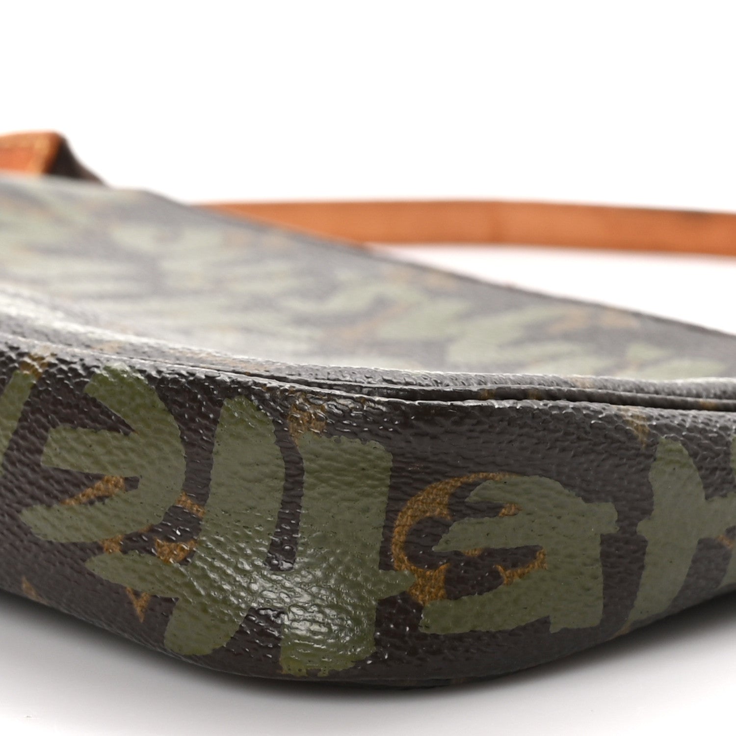 Louis Vuitton Monogram Graffiti Pochette Accessories Kaki 10 of 14