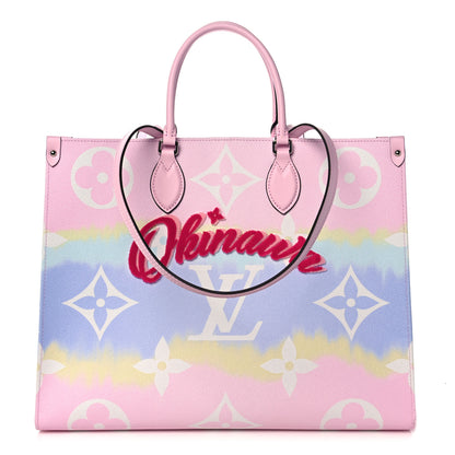 Louis Vuitton Monogram Escale Okinawa Onthego GM Pastel 1 of 10