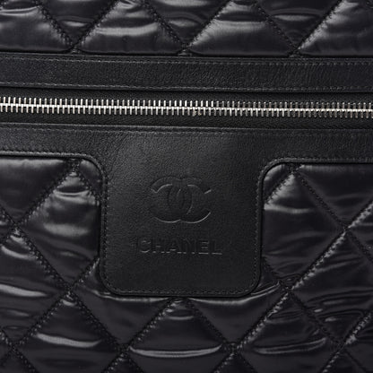 Chanel Nylon Quilted Coco Cocoon Backpack Black 10 of 10