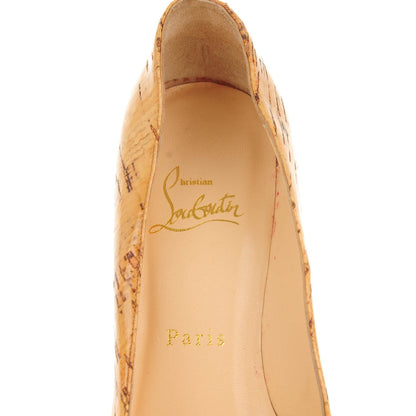 Christian Louboutin Cork Daffodile 160 Pumps 37 Natural 7 of 8