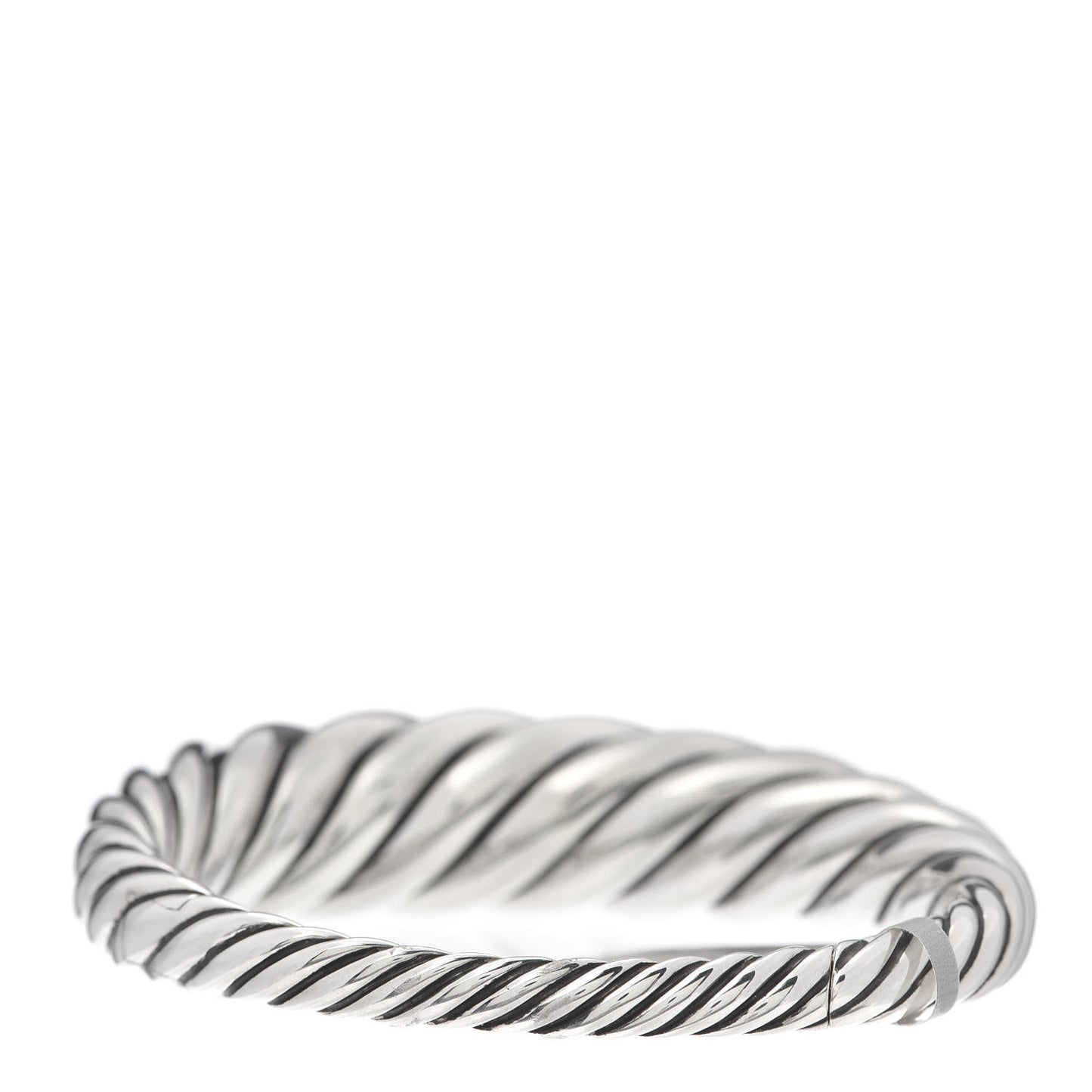 Sterling Silver 17mm Pure Form Cable Bracelet