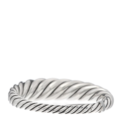 David Yurman Sterling Silver 17mm Pure Form Cable Bracelet 3 of 5