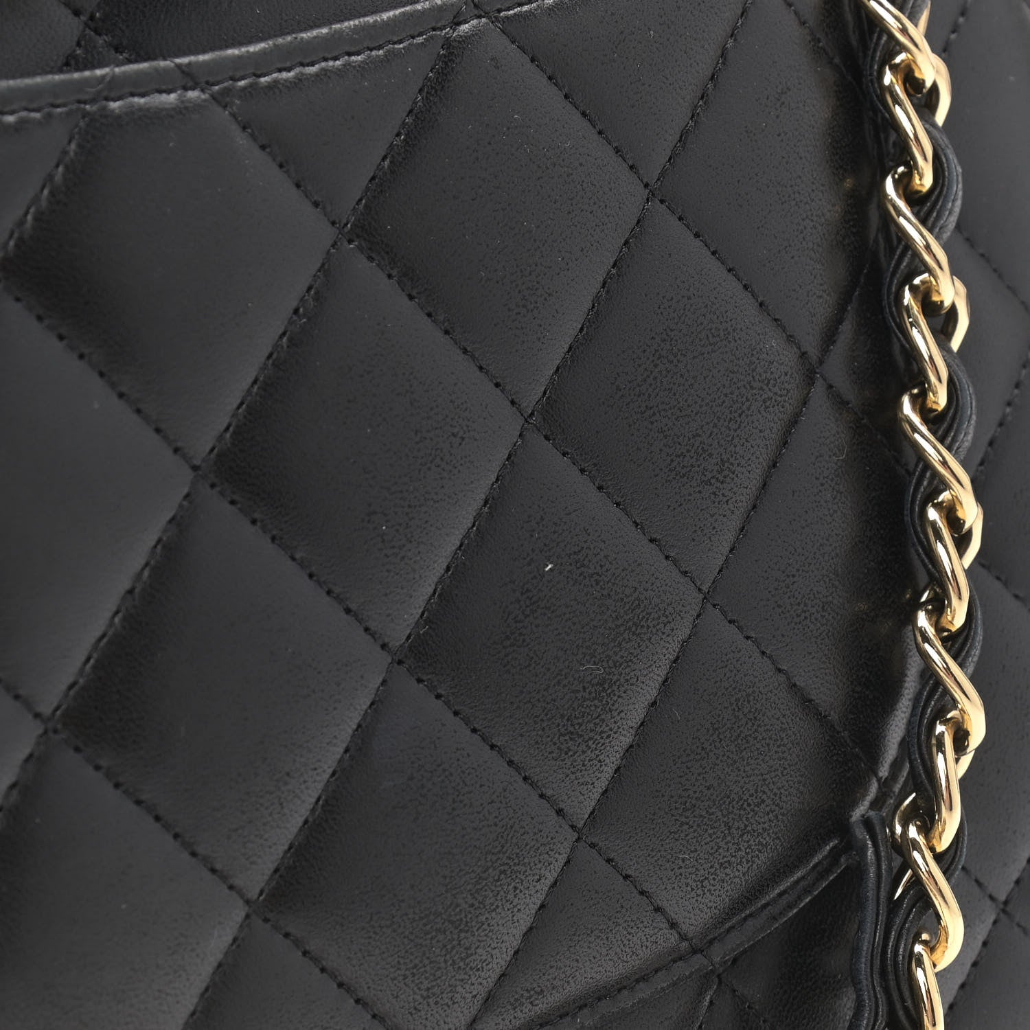 Chanel Lambskin Quilted Jumbo Double Flap Black 10 of 11