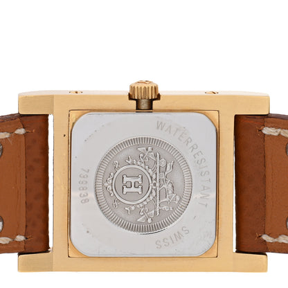 Hermes Stainless Steel Epsom 23mm Medor Quartz Watch Gold Gold 5 of 6