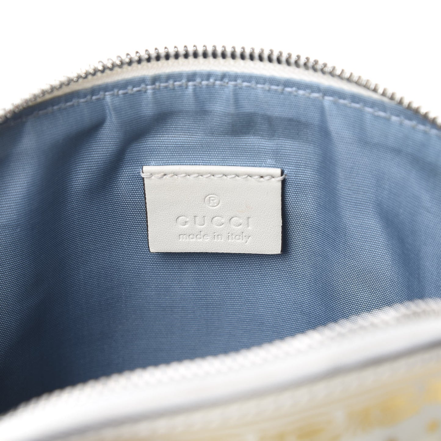 X SEGA Calfskin GUCCY Stars Mini Dome Shoulder Bag Mystic White Gold