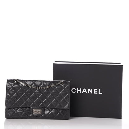 Chanel Aged Calfskin Quilted 2.55 Reissue 227 Flap Dark Grey 9 of 9