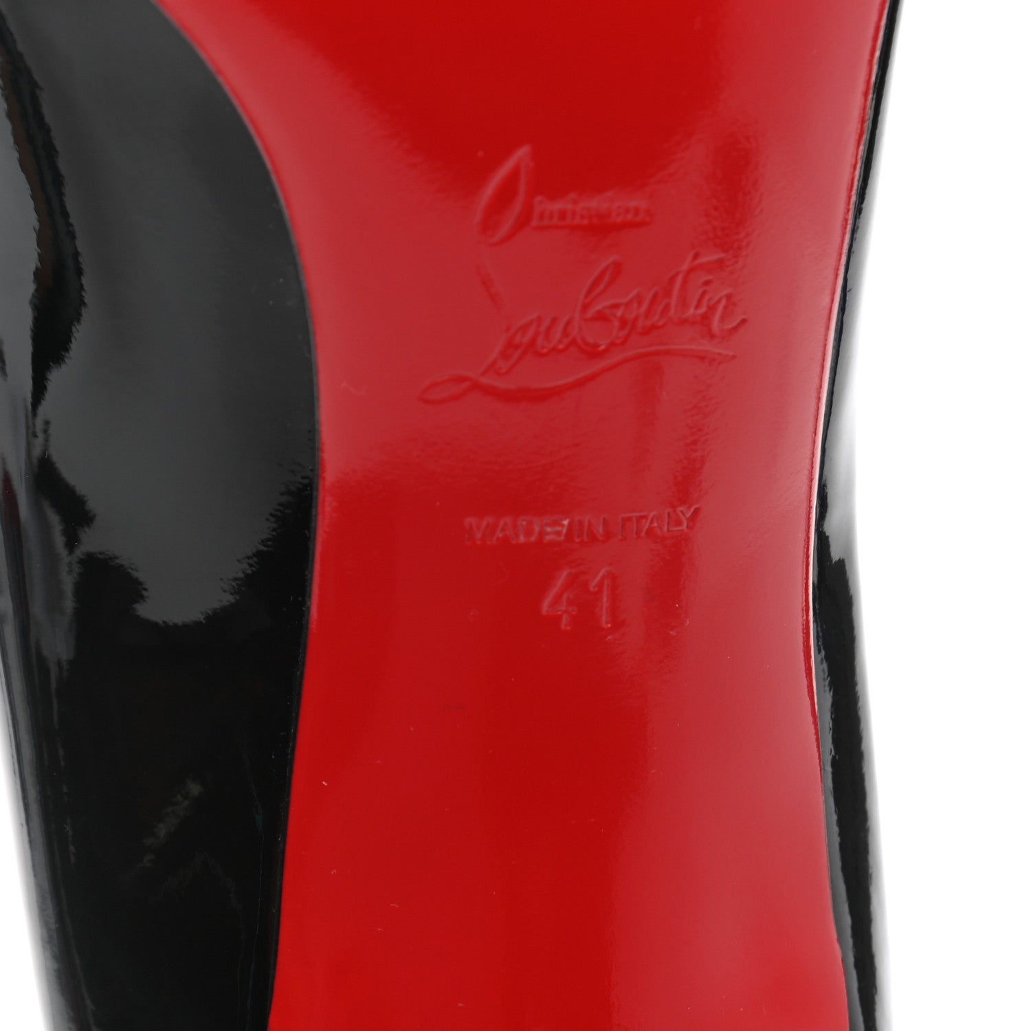 Christian Louboutin Patent Pigalle Follies 55 Pumps 41 Black 6 of 7