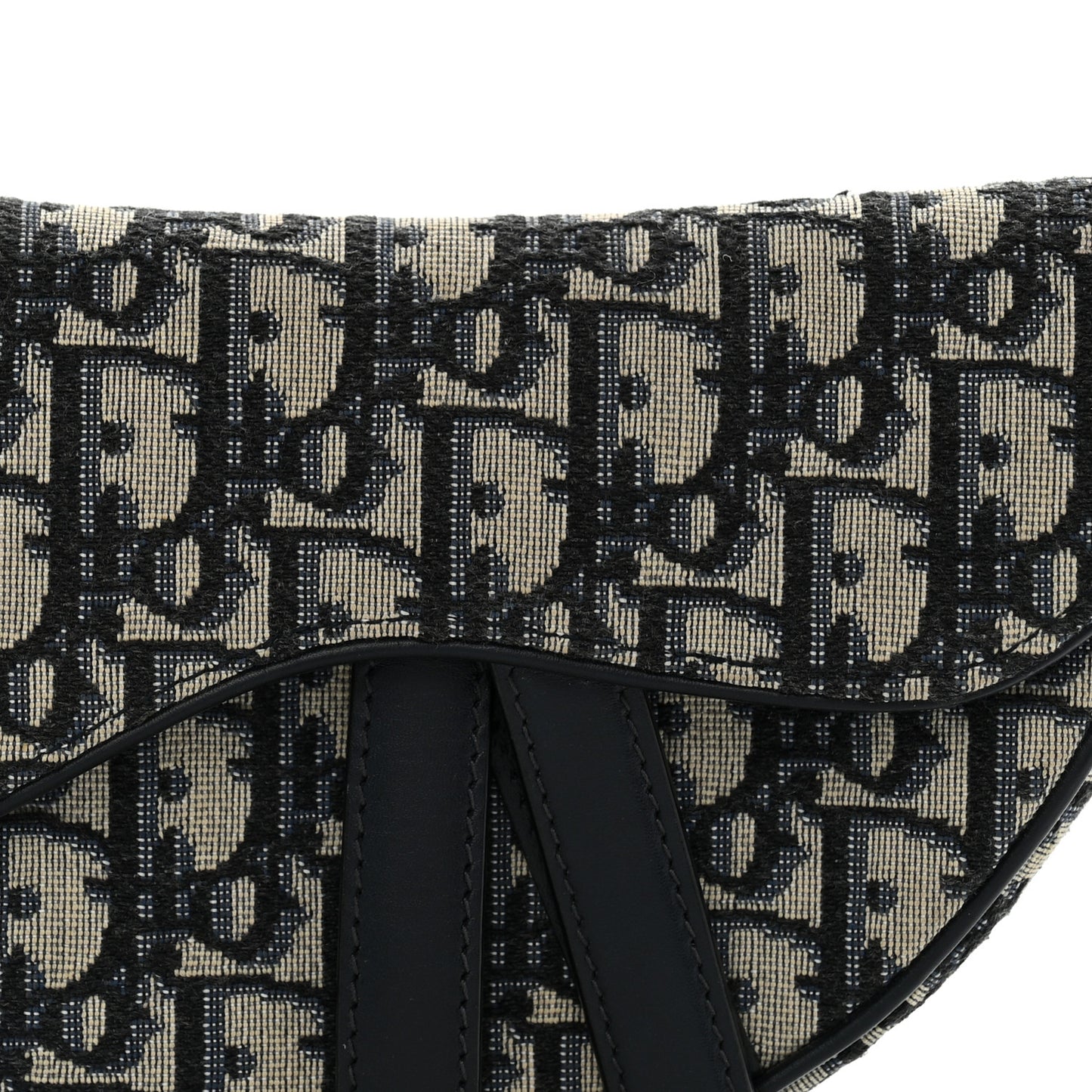 Oblique Mini Saddle Bag Blue