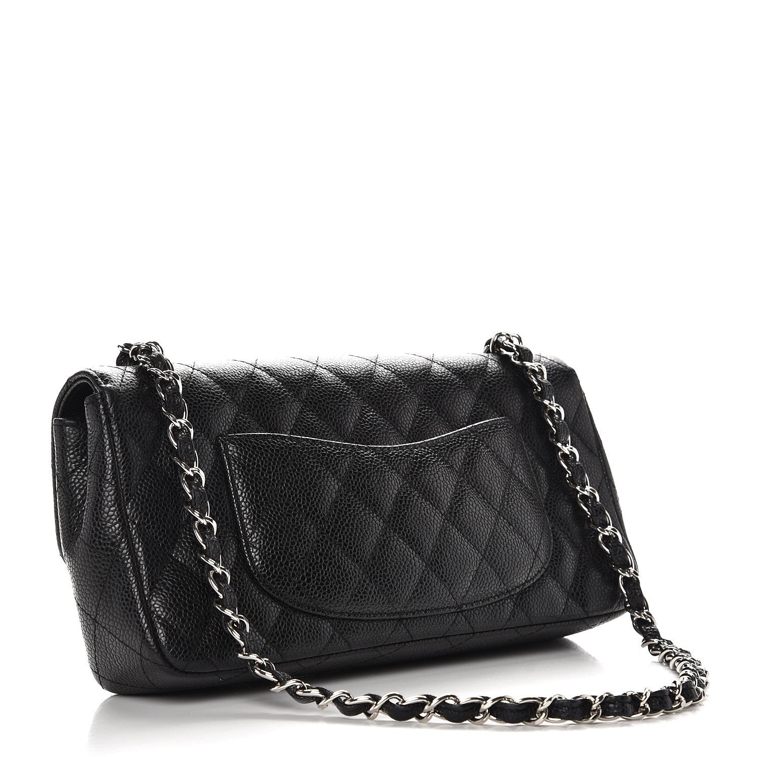 Chanel Caviar Quilted East West Flap Black 3 of 9