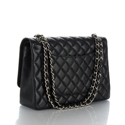 Chanel Caviar Quilted Maxi Double Flap Black 4 of 8