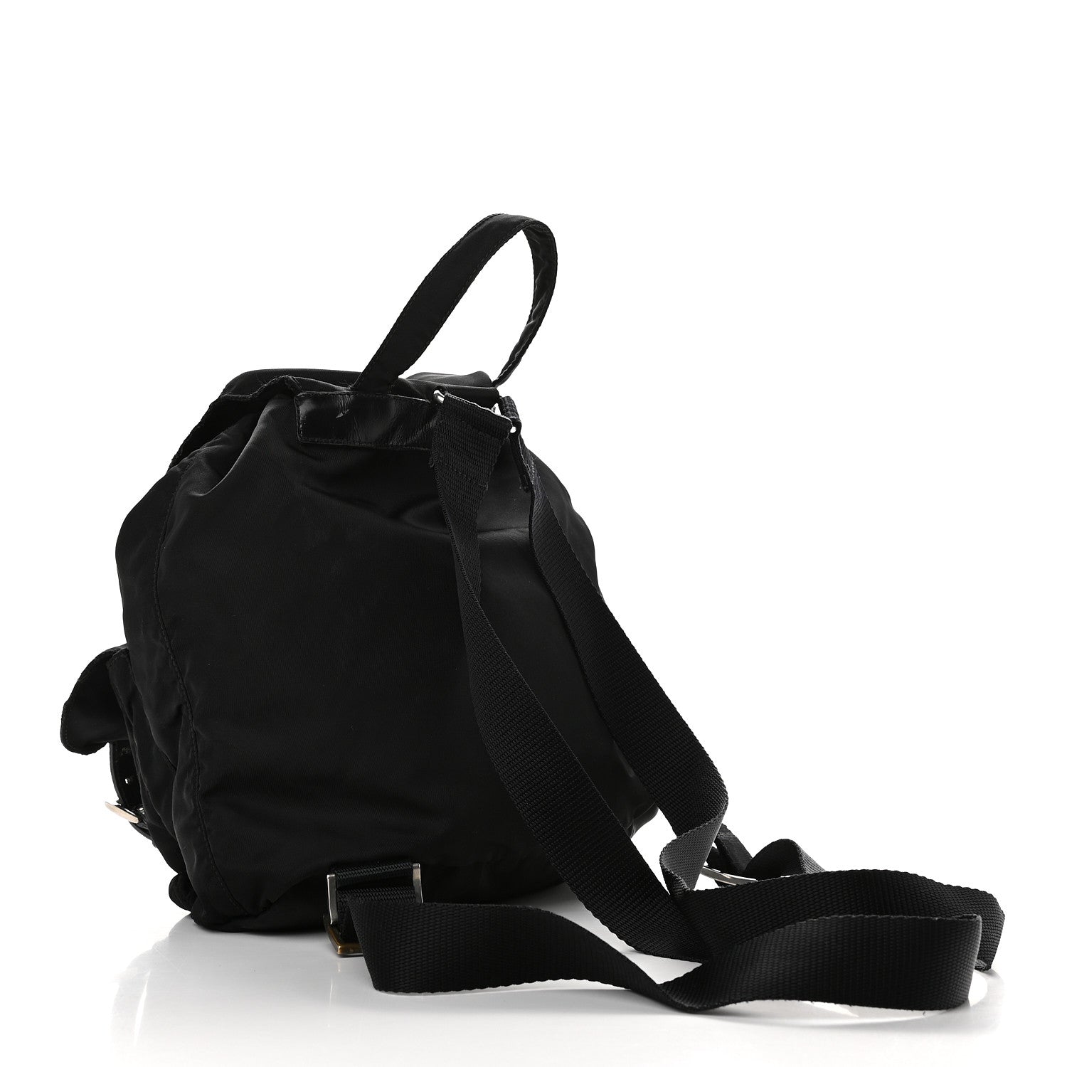 Prada Nylon Vela Medium Backpack Black 3 of 14