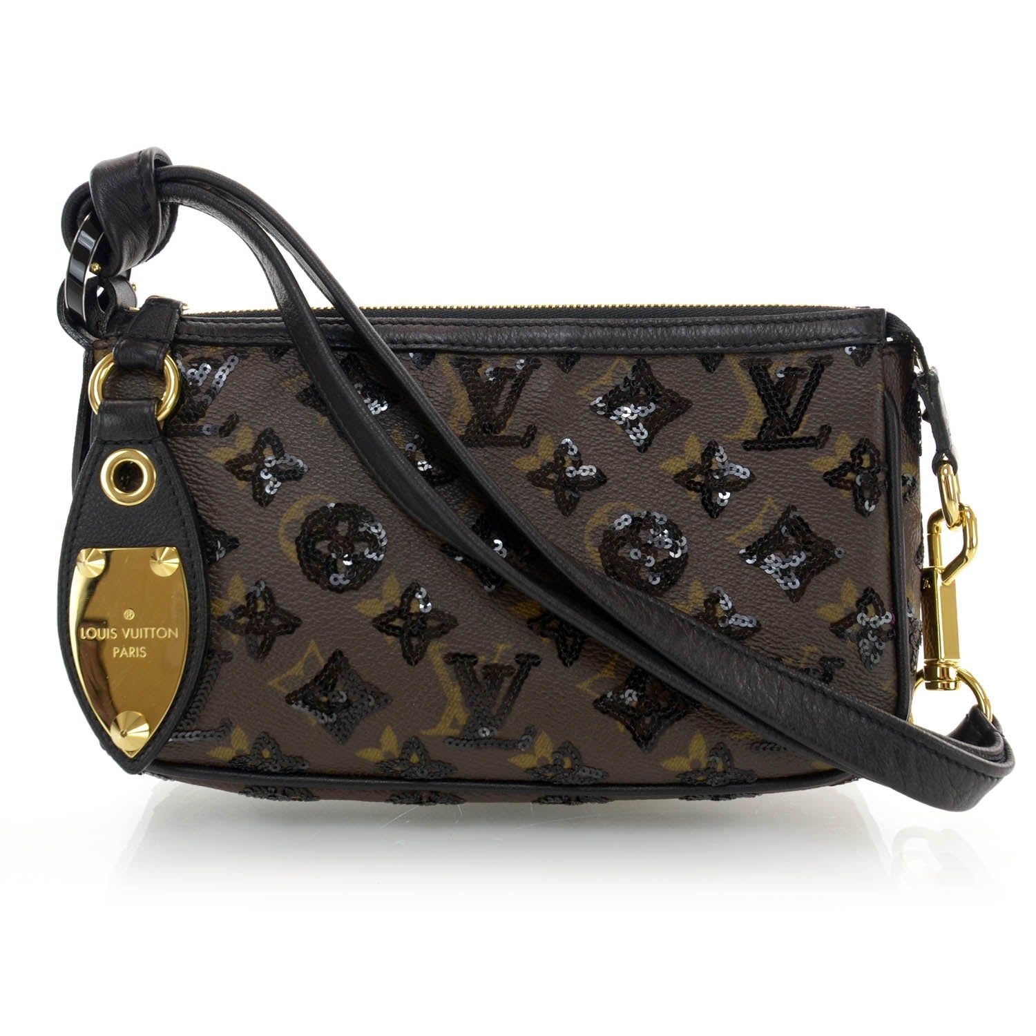 Louis Vuitton Monogram Sequins Eclipse Pochette Noir 1 of 8