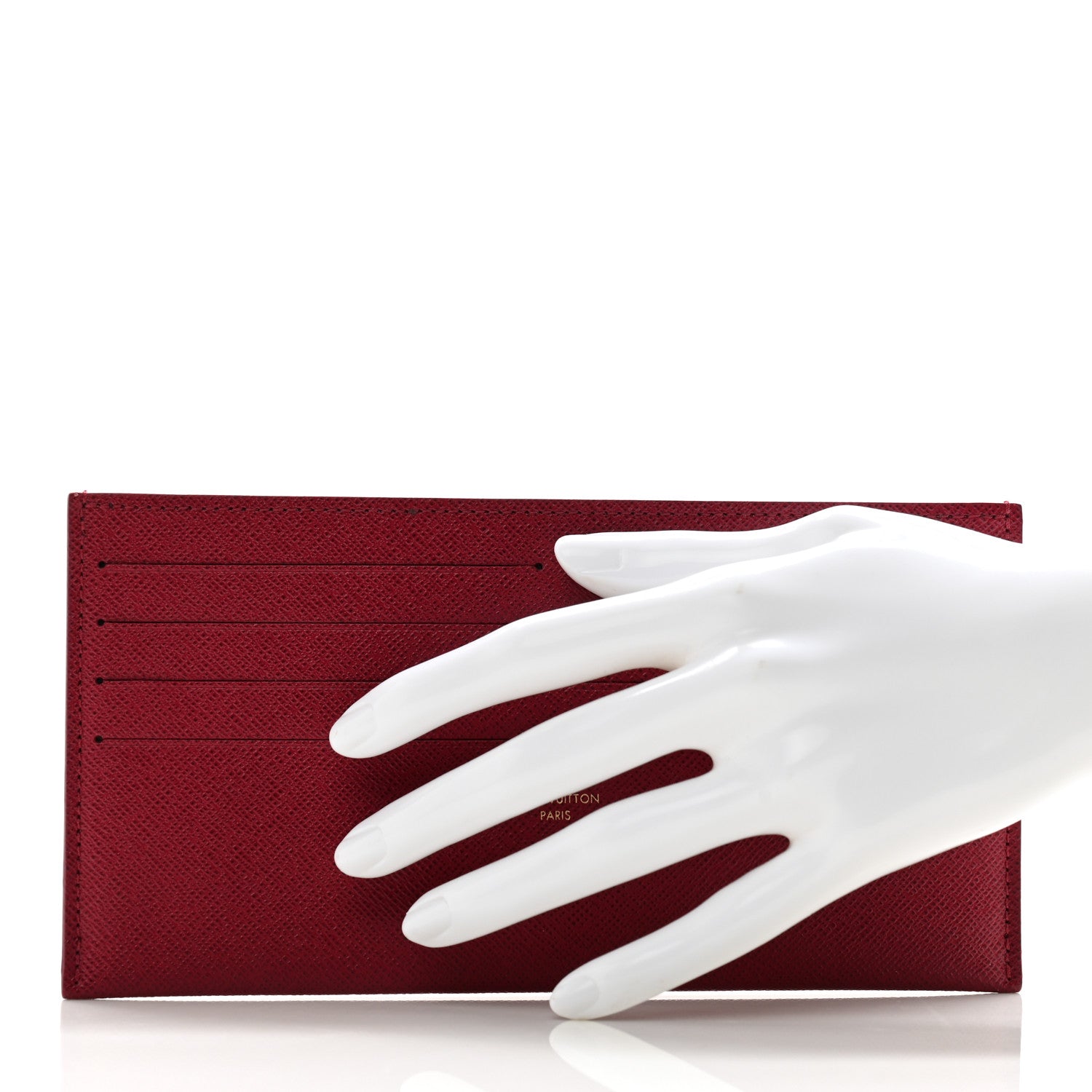 Louis Vuitton Calfskin Felicie Card Holder Insert Fuchsia 2 of 7