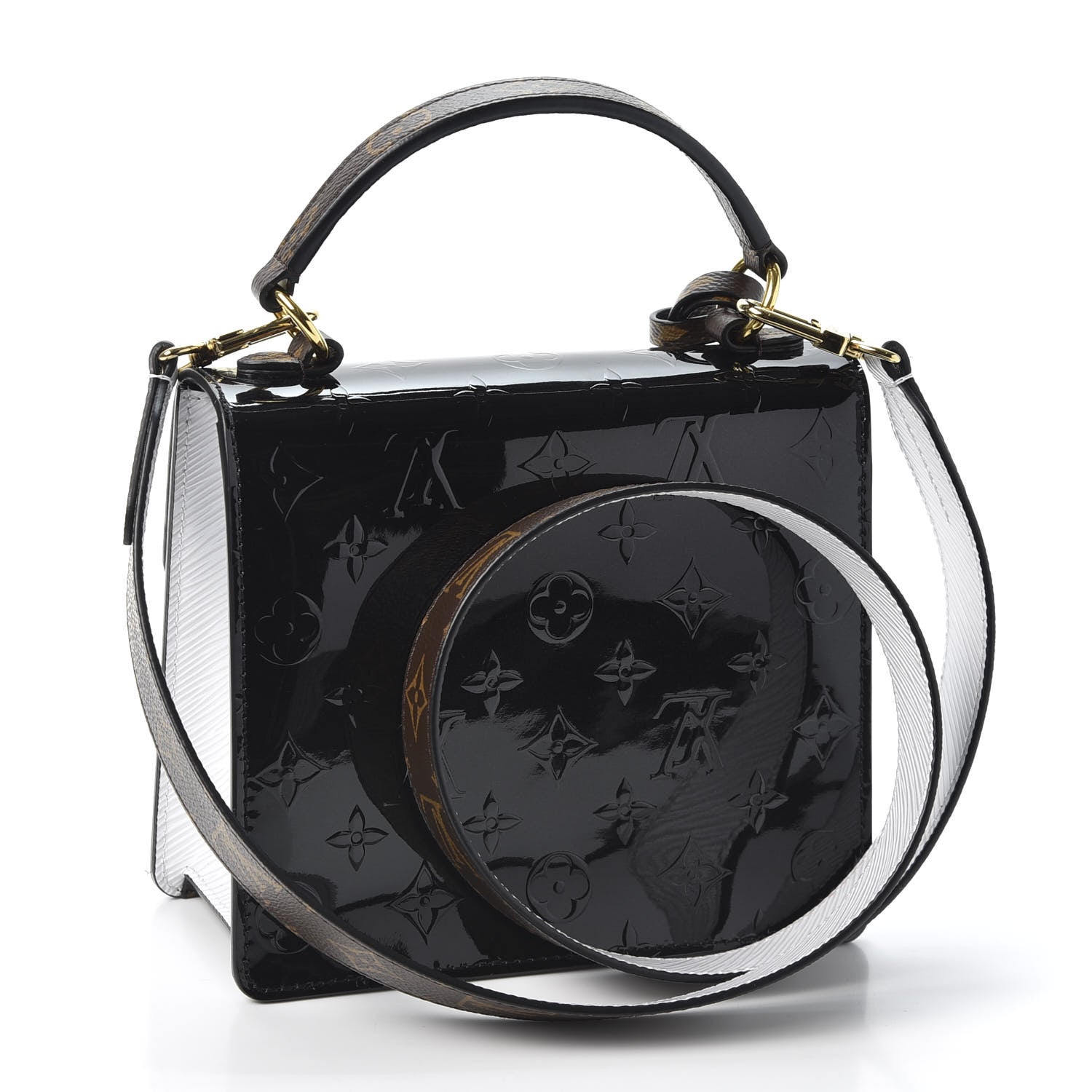 Louis Vuitton Vernis Epi Monogram Spring Street Black 2 of 10