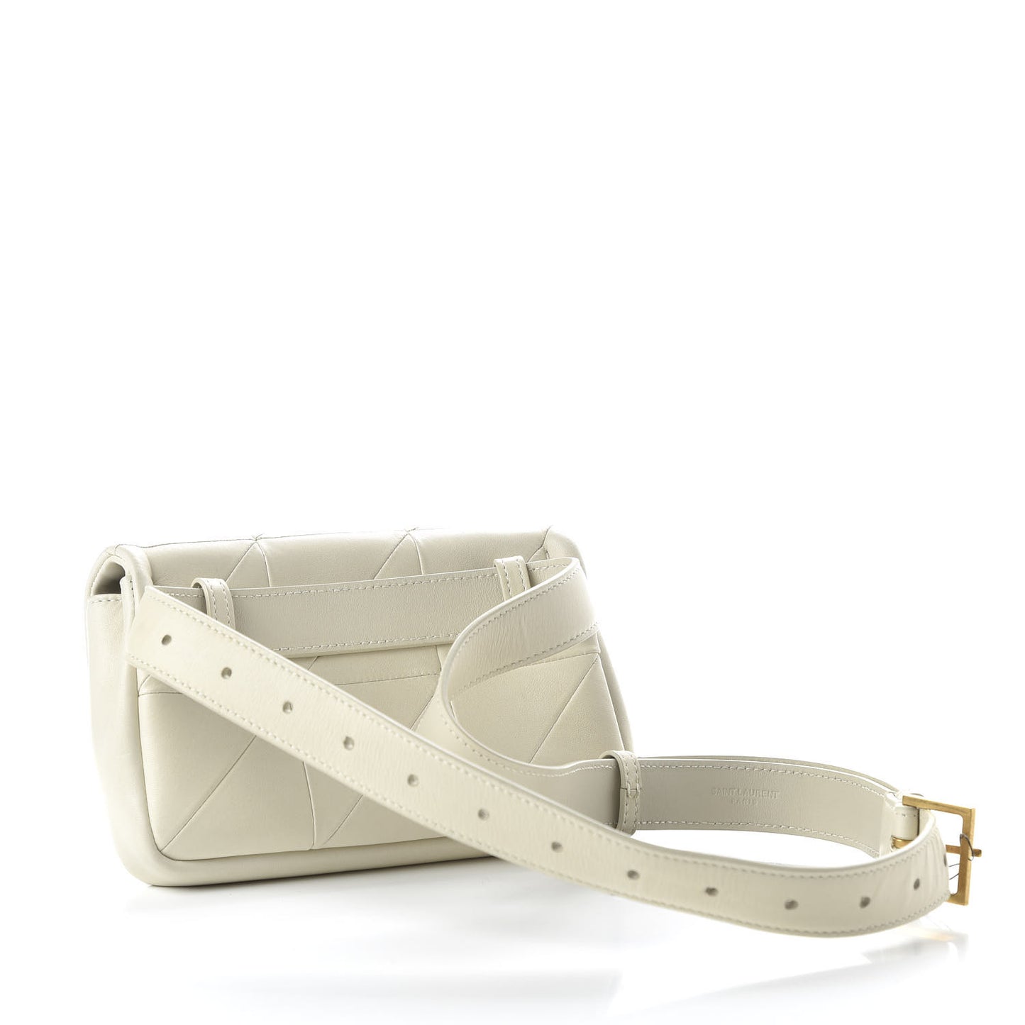 Lambskin Monogram Jamie Belt Bag Crema Soft