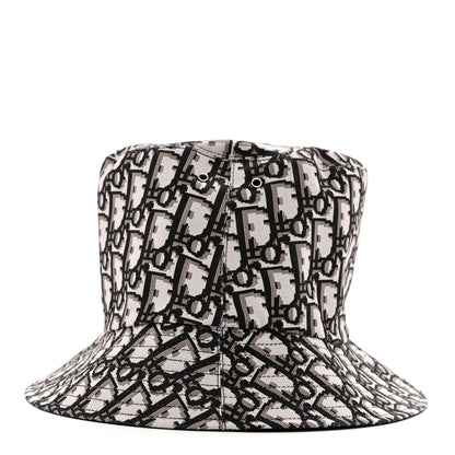 Christian Dior Oblique Reversible Teddy-D Brim Bucket Hat 58 Black 5 of 16