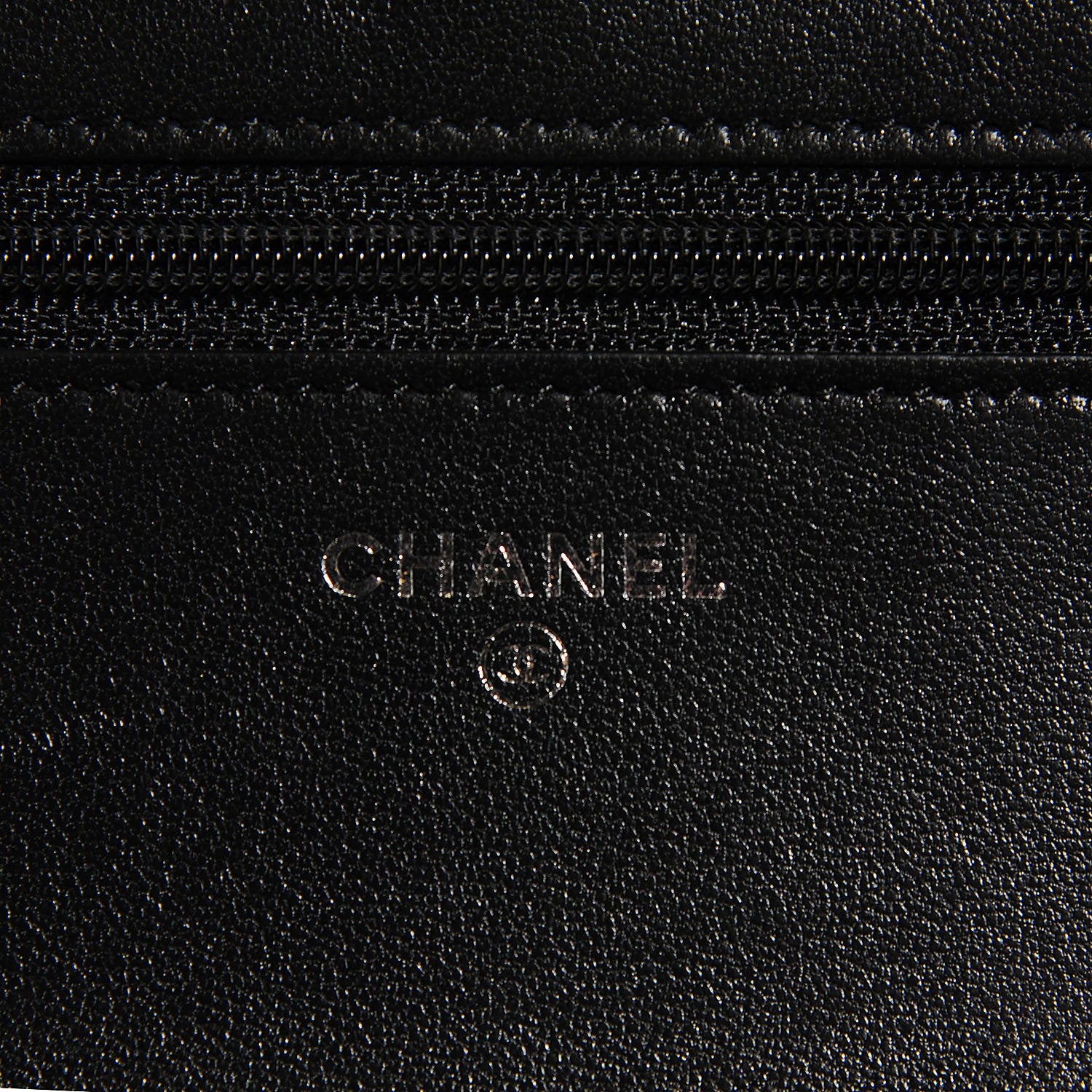 Chanel Lambskin Quilted Wallet on Chain WOC Black 7 of 9