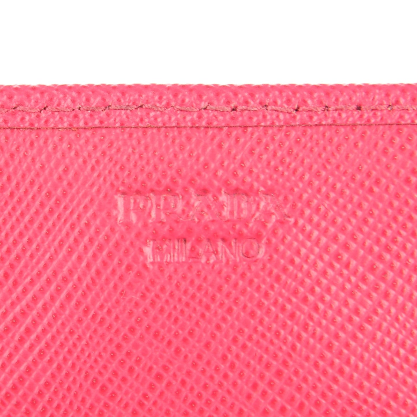 Saffiano Metal Mini Crossbody Wallet Peonia