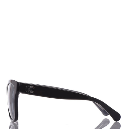 Chanel Polarized Square CC Sunglasses 5380 Black 3 of 7
