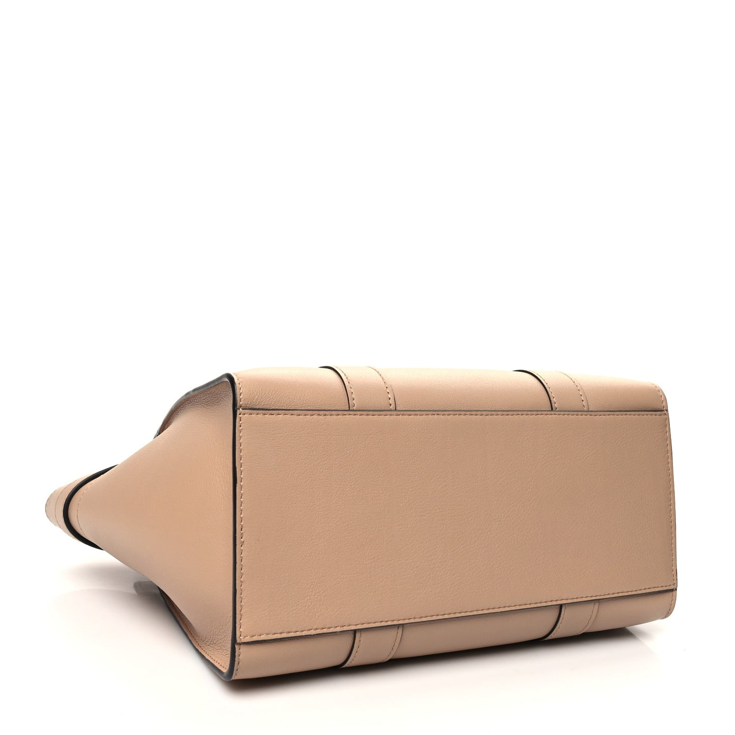Micro Classic Grain Calfskin Small Bayswater Zip Tote Maple