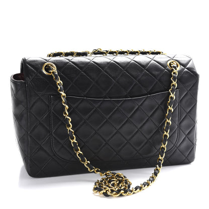 Chanel Lambskin Quilted Medium Single Flap Black 5 of 12