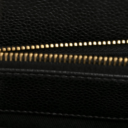 Chanel Caviar Quilted CC Timeless Soft Tote Black 11 of 13