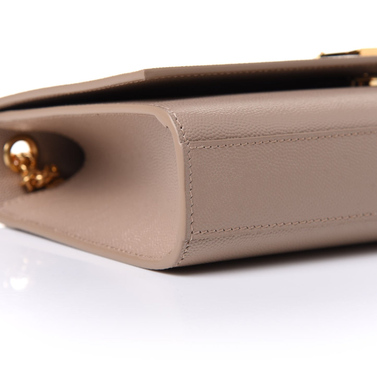 Grain De Poudre Medium Monogram Kate Satchel Dark Beige