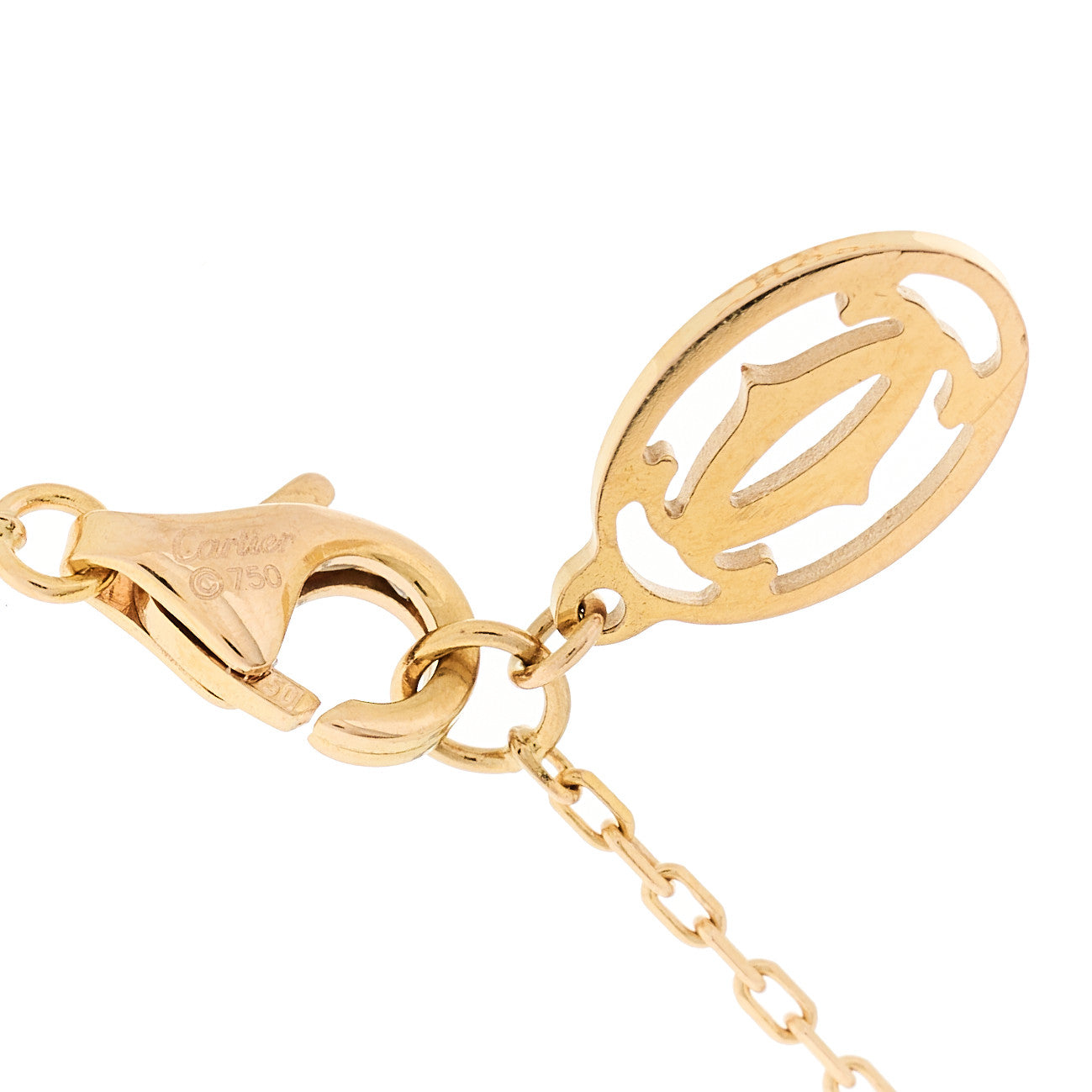 Cartier 18K Pink Gold Diamond D'Amour Heart Pendant Necklace 3 of 4