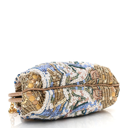 Dolce & Gabbana Beaded Crocodile Kiss Lock Chain Crossbody 4 of 9