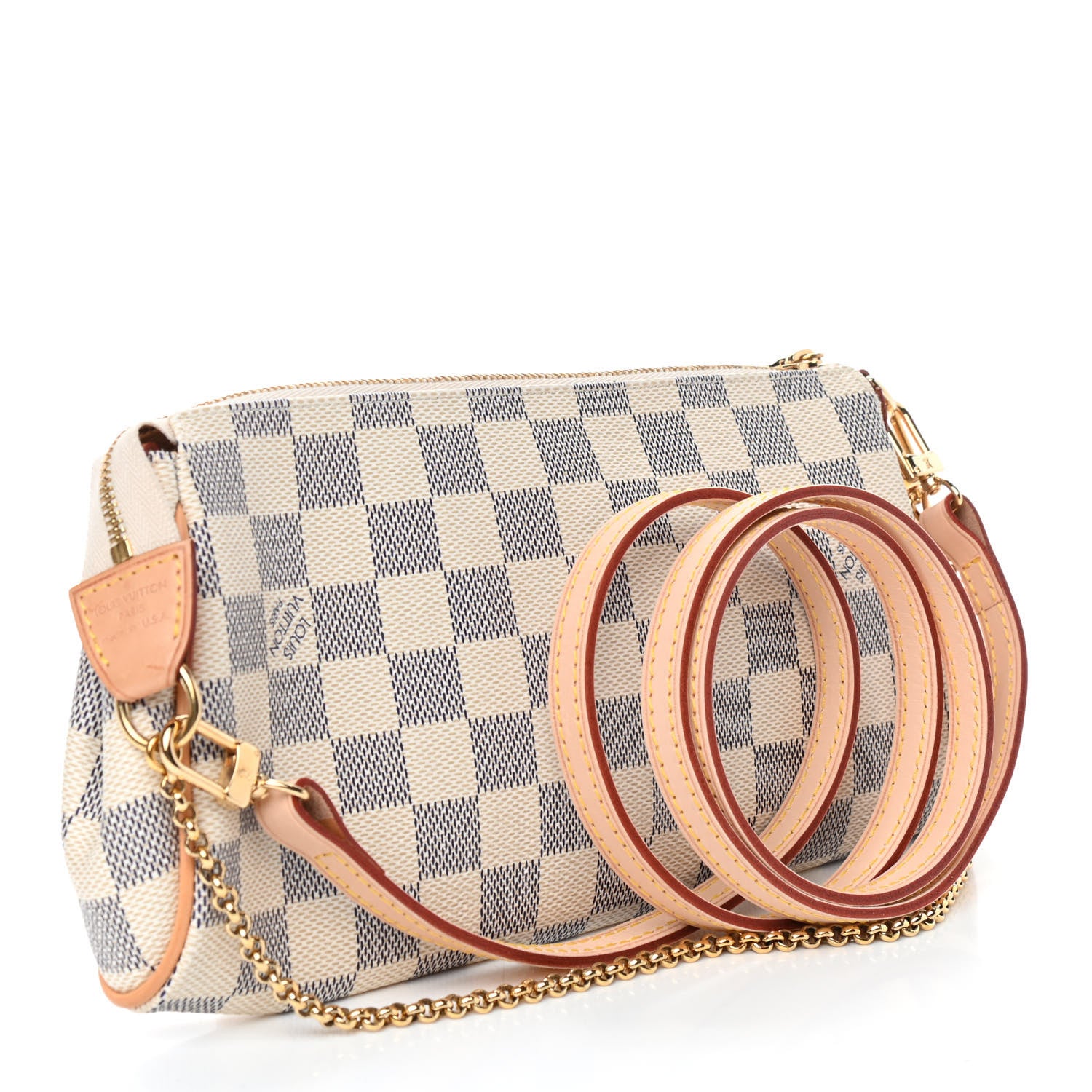 Louis Vuitton Damier Azur Eva Clutch 3 of 9