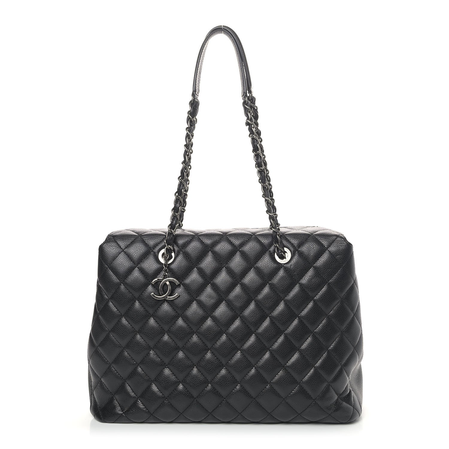 Chanel Caviar Quilted City Shopping Tote Black 1 of 9