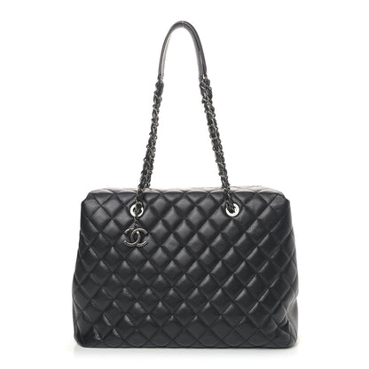 Chanel Caviar Quilted City Shopping Tote Black 1 of 9