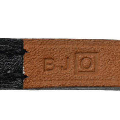 Hermes Chamonix Hapi 3MM Triple Tour Wrap Bracelet S Black 6 of 8