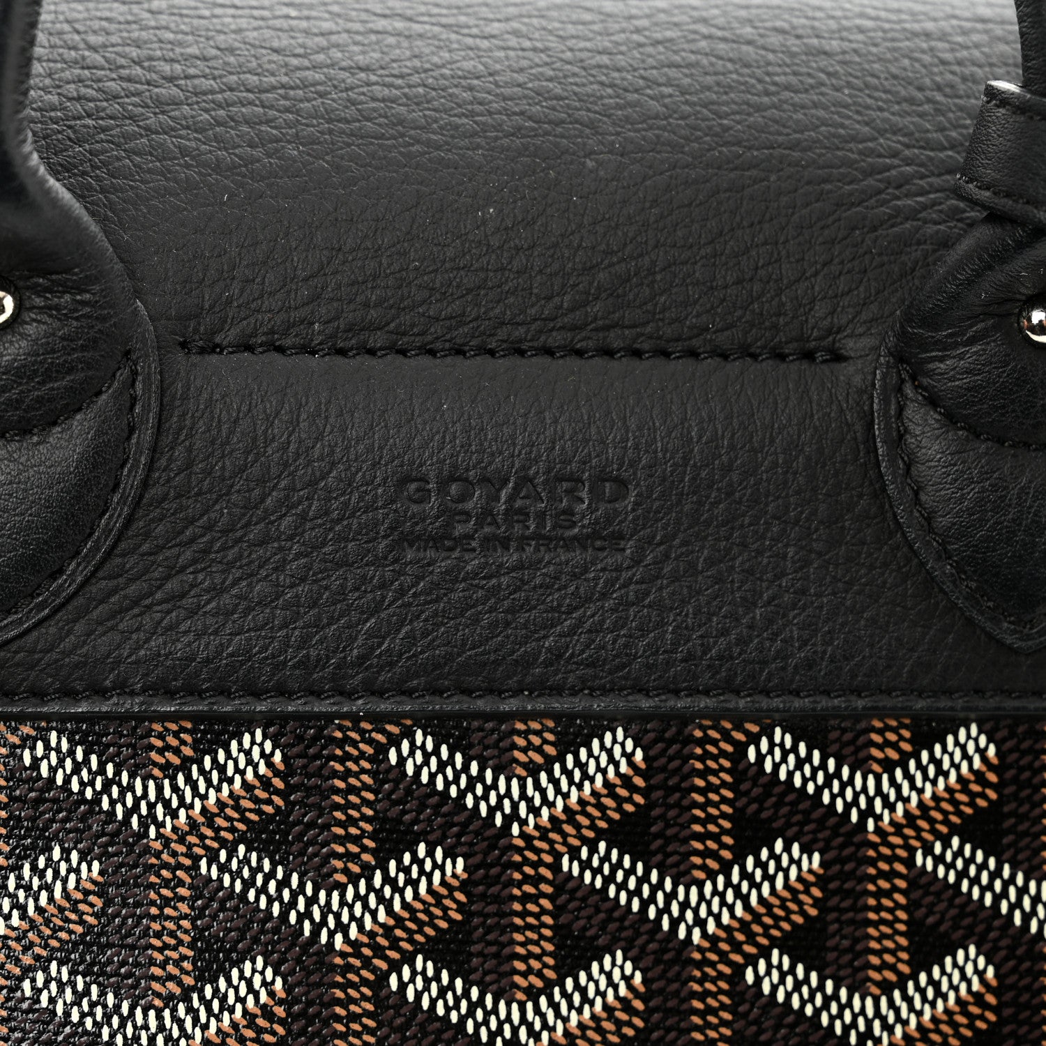 Goyard Goyardine Calfskin Mini Alpin Backpack Black 6 of 11