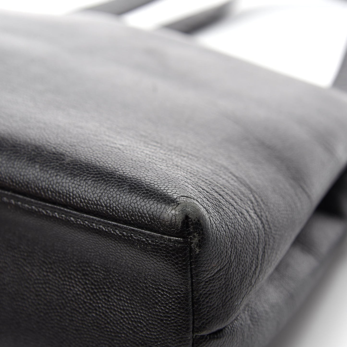 Caviar Small Shopping Tote Black