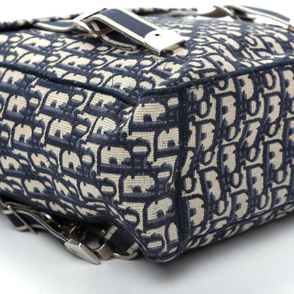 Christian Dior Oblique Backpack Blue White 5 of 8