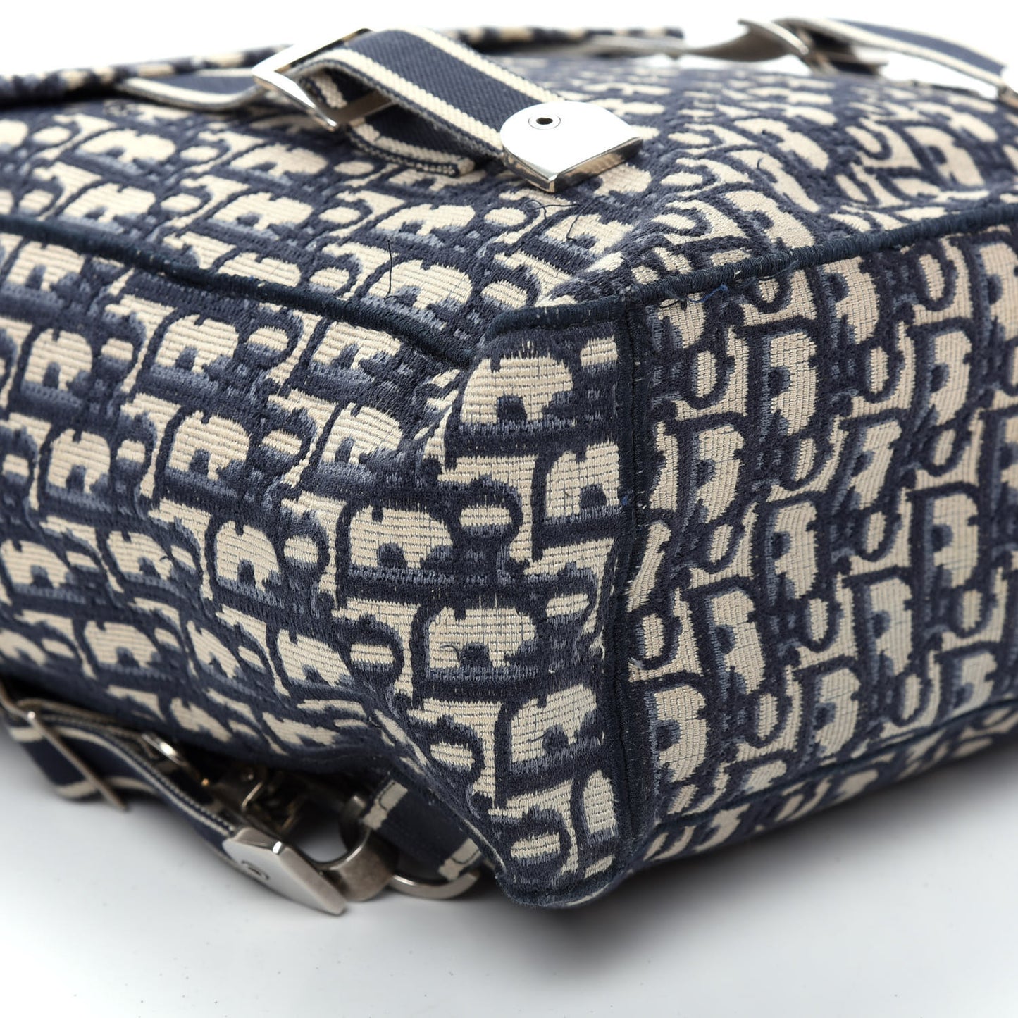 Oblique Backpack Blue White