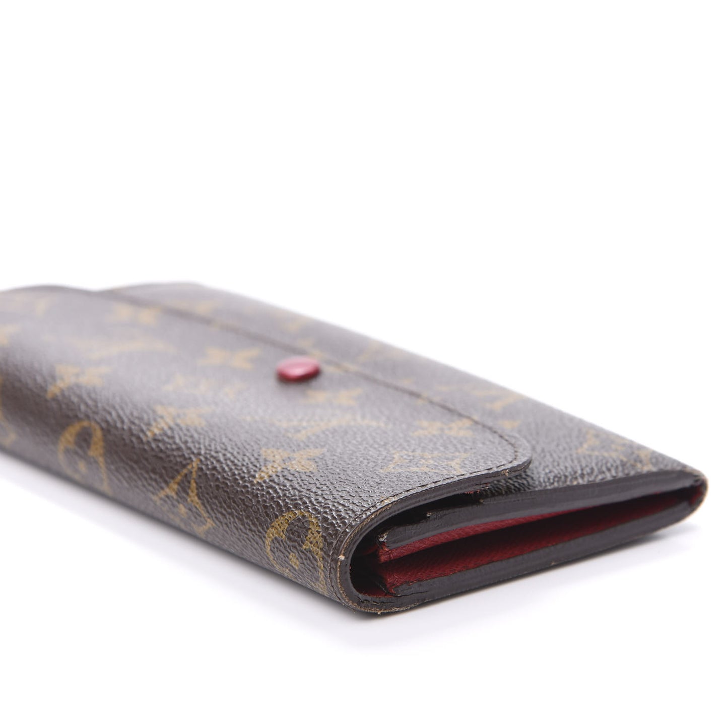 Monogram Emilie Wallet Red