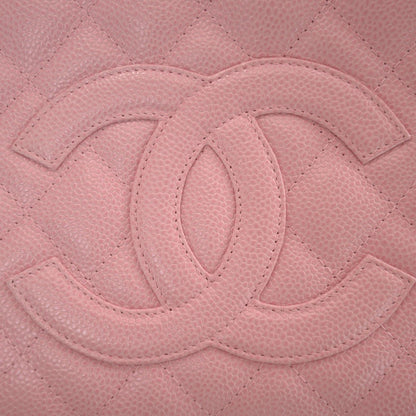 Chanel Caviar Petit Shopping Tote PST Pink 7 of 11