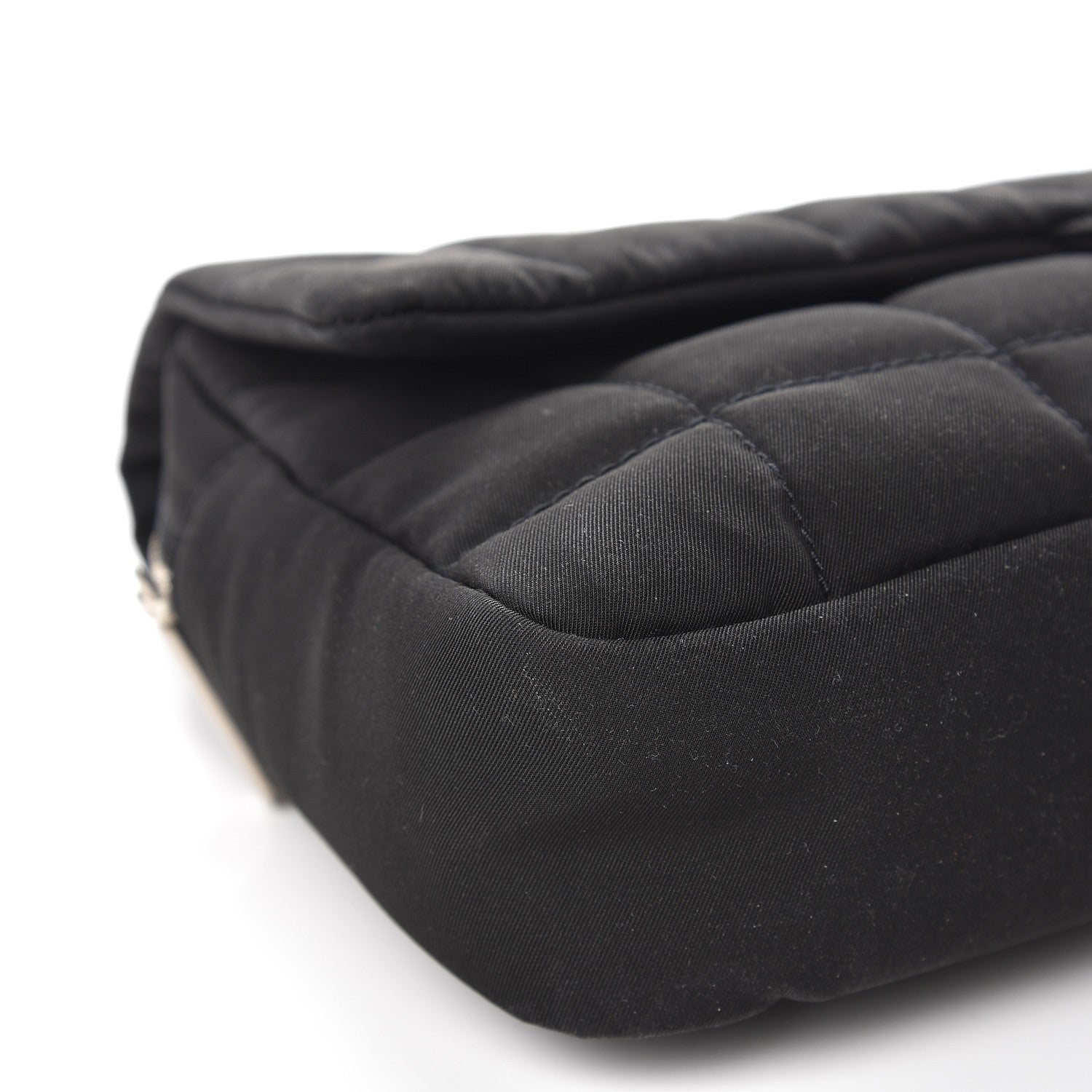 Chanel Nylon Square Quilted Flap Black 10 of 11