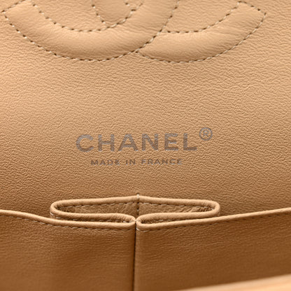 Chanel Caviar Quilted Medium Double Flap Beige 6 of 10