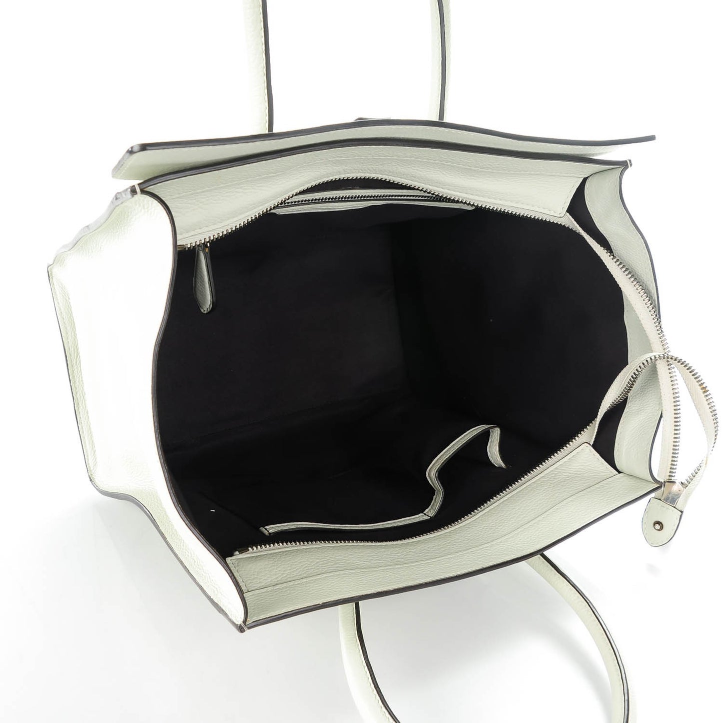 Drummed Calfskin Mini Luggage Lune
