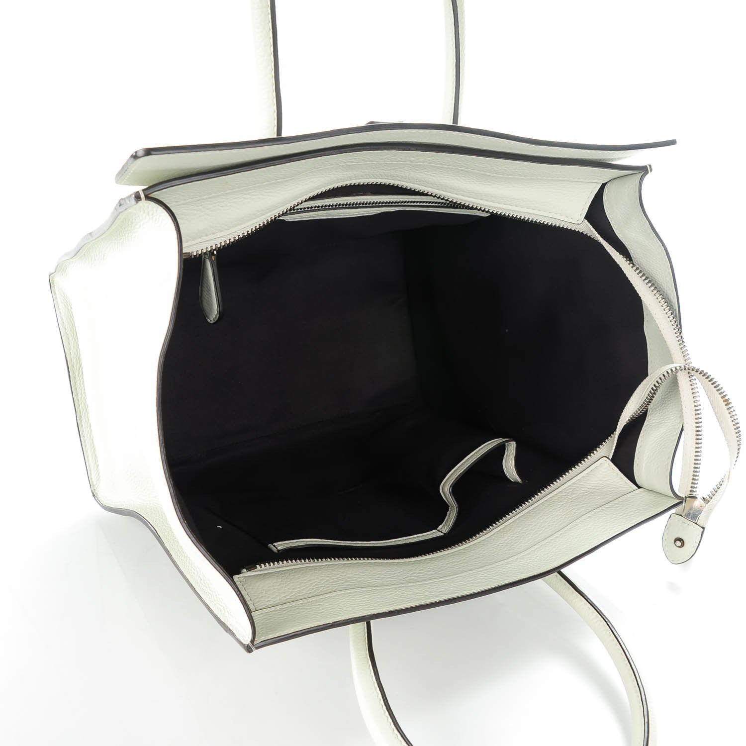 Celine Drummed Calfskin Mini Luggage Lune 7 of 7